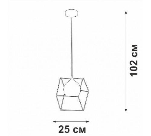 Подвесной светильник Vitaluce V3789-0/1S Подвесной светильник Vitaluce V3789-0/1S