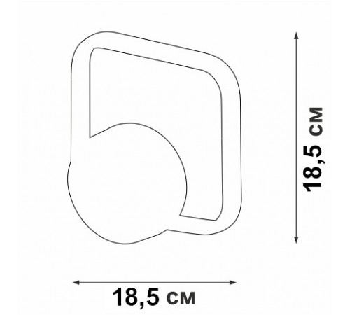 Настенный светильник Vitaluce V46120-1/1A Настенный светильник Vitaluce V46120-1/1A