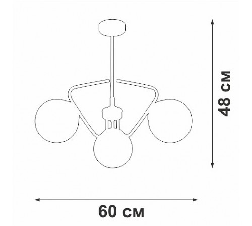 Люстра на штанге Vitaluce V47150-8/3PL Люстра на штанге Vitaluce V47150-8/3PL