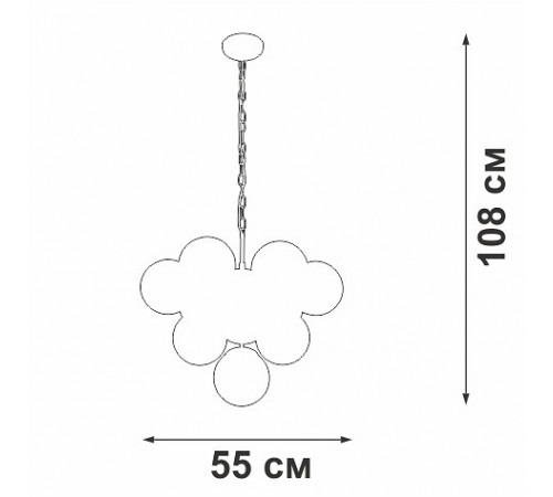Подвесная люстра Vitaluce V49630-8/10 Подвесная люстра Vitaluce V49630-8/10