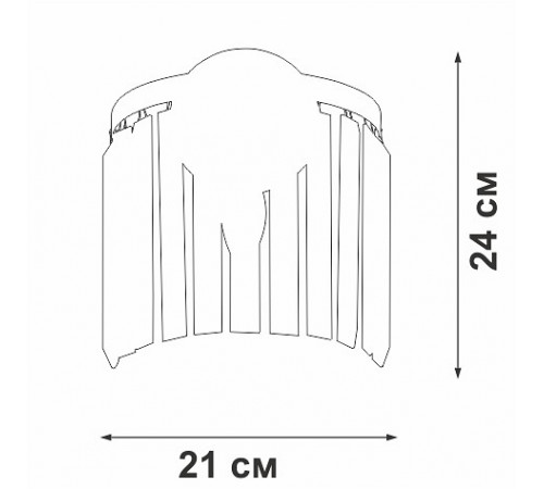 Настенный светильник Vitaluce V5151-9/1A Настенный светильник Vitaluce V5151-9/1A