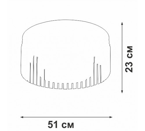 Потолочная люстра Vitaluce V5180-1/8PL