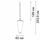 Каскадная люстра Vitaluce V5311-8/13