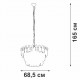 Подвесная люстра Vitaluce V53440-8/11