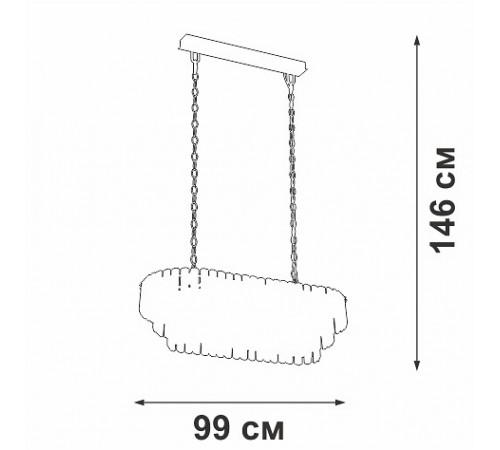 Подвесная люстра Vitaluce V5353-8/19 Подвесная люстра Vitaluce V5353-8/19