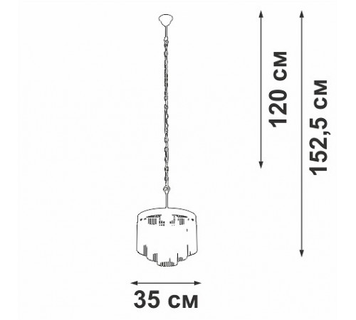 Потолочная люстра Vitaluce V53570-8/7PL Потолочная люстра Vitaluce V53570-8/7PL