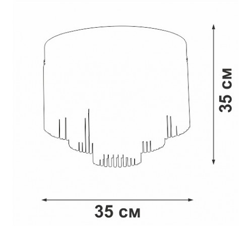 Потолочная люстра Vitaluce V53570-8/7PL