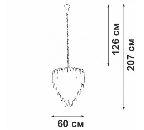 Подвесная люстра Vitaluce V5811-8/10 Подвесная люстра Vitaluce V5811-8/10