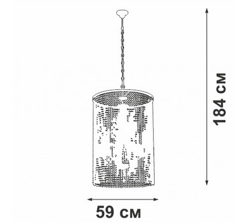 Подвесная люстра Vitaluce V5817-7/6 Подвесная люстра Vitaluce V5817-7/6