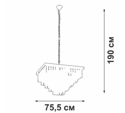 Подвесная люстра Vitaluce V5818-8/13 Подвесная люстра Vitaluce V5818-8/13