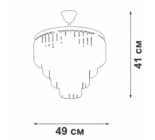 Потолочная люстра Vitaluce V58250-8/5 Потолочная люстра Vitaluce V58250-8/5