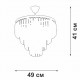 Потолочная люстра Vitaluce V58250-8/5