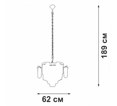 Подвесная люстра Vitaluce V58370-8/13