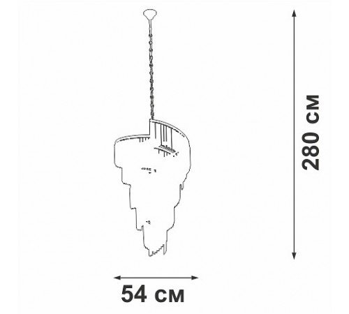 Подвесная люстра Vitaluce V58380-8/16 Подвесная люстра Vitaluce V58380-8/16