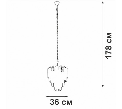 Подвесная люстра Vitaluce V58470-8/5