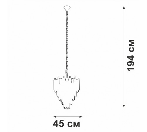 Подвесная люстра Vitaluce V58560-8/10