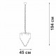 Подвесная люстра Vitaluce V58560-8/10