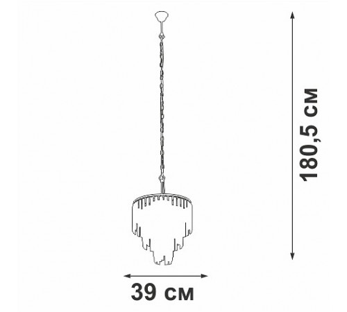 Подвесная люстра Vitaluce V5867-8/10 Подвесная люстра Vitaluce V5867-8/10