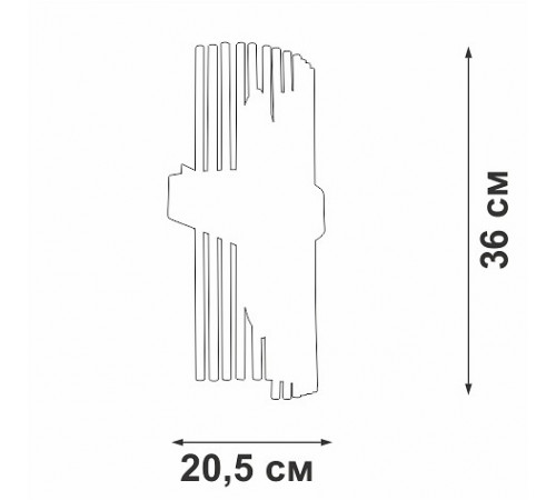 Настенный светильник Vitaluce V58710-8/2A Настенный светильник Vitaluce V58710-8/2A