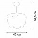 Люстра на штанге Vitaluce V5882-8/5PL