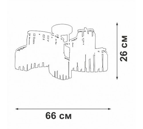 Потолочная люстра Vitaluce V5884-0/10PL