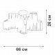 Потолочная люстра Vitaluce V5884-0/10PL