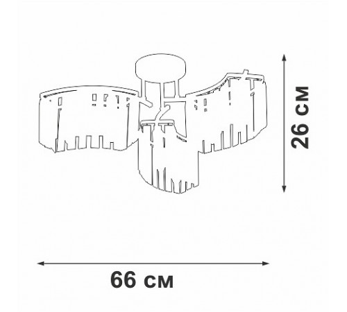 Потолочная люстра Vitaluce V5884-0/6PL