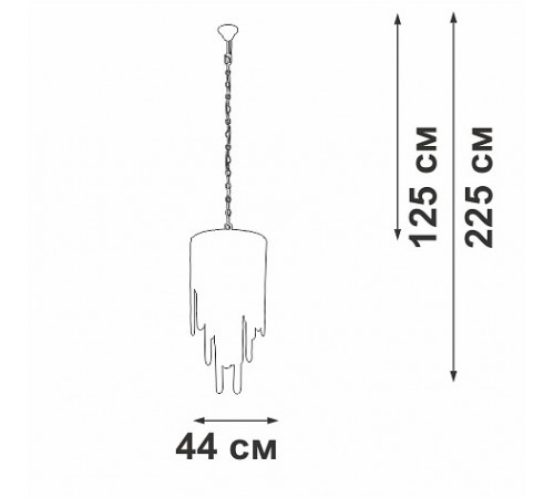 Подвесная люстра Vitaluce V5885-9/7