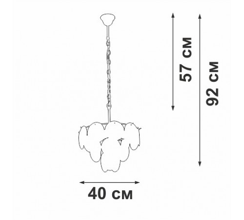Подвесная люстра Vitaluce V5889-8/5