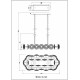 Подвесная люстра Wertmark Pamela WE160.30.323
