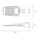 Уличный консольный светильник Wolta STL-40W/05
