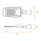 Уличный консольный светильник Wolta STL-70W/05