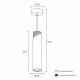 Подвесной светильник Wolta Dolce WSL-GU10/P06WCH