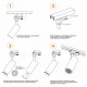 Трековый однофазный светильник Wolta Basic WTL-GU10/01W