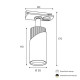 Трековый однофазный светильник Wolta Dolce WTL-GU10/06WCH