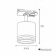 Трековый однофазный светильник Wolta Luce WTL-GX53/06B