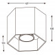 Потолочный светильник Zumaline POLYGON CL 1L 20035-GD