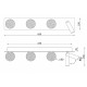 Настенный светильник iLedex Telescope W4774-60 SBK