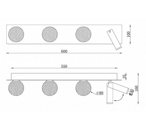 Настенный светильник iLedex Telescope W4774-60 SWH Настенный светильник iLedex Telescope W4774-60 SWH