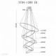 Подвесная люстра iLedex Axis XT04-D1200 CR
