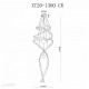 Подвесная люстра iLedex Axis XT20-1300 CR